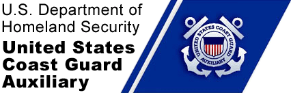 USCG Aux - Homeland Security logo and writing
